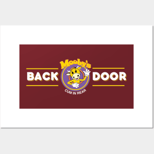 Mooby's back door, come in rear Posters and Art